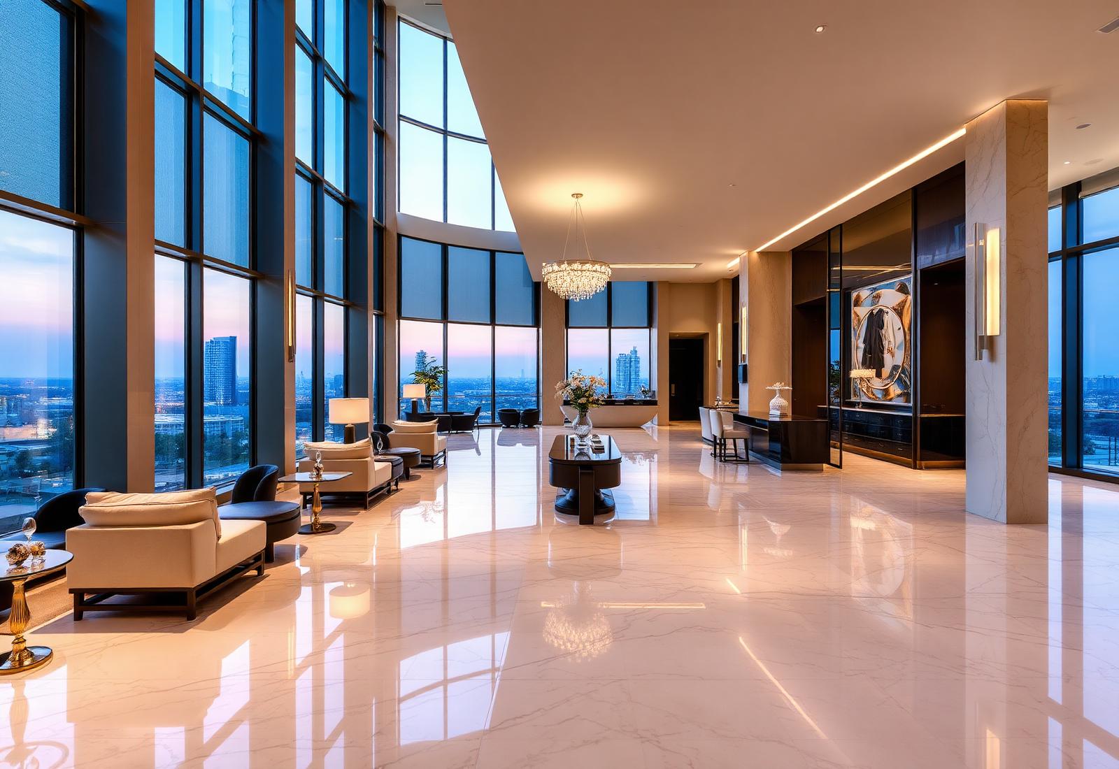 Premium interior of a managed property
